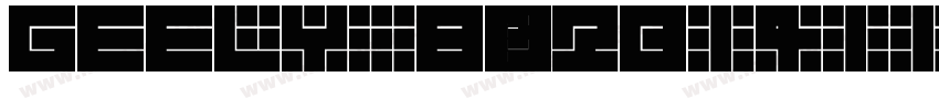 GEELY Bold 20141118 Regular字体转换